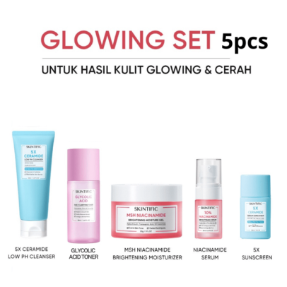 Skintific paket glowing 5pcs