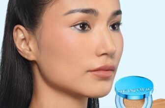 cushion skintific biru untuk kulit sawo matang